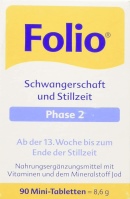 Eisen Folio. Schwangerschaft und Stillzeit - Nahrungsergänzungsmittel