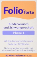 Eisen Folio forte. Kinderwunsch und Schwangerschaft - Nahrungsergänzungsmittel