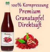 Granatapfelsaft Granatapfelsaft 100% Fruchtgehalt