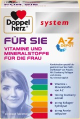 Vitamine und Mineralstoffe für die Frau. Doppelherz System