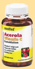 Acerola Beeren, reich an natürlichem Vitamin C Sanct Bernhard - Nahrungsergänzungsmittel