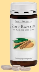 Zimt Kapseln mit Chrom und Zink - Nahrungsergänzungsmittel