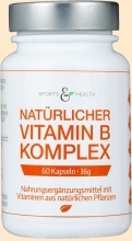 Natürlicher Vitamin B-Komplex Greenfood - Nahrungsergänzungsmittel