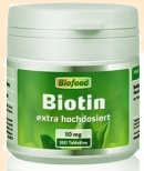 Biotin extra hochdosiert Greenfood - Nahrungsergänzungsmittel