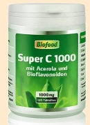 Super C 1000 mit Acerola und Bioflavonoiden Greenfood - Nahrungsergänzungsmittel