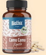 Camu Camu Kapseln Biotiva Nahrungsergänzungsmittel NEM