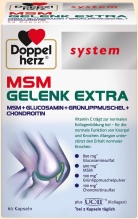 Gelenk Extra. MSM + Glucosamin + Chondroitin + Grünlippmuschel Doppelherz Nahrungsergänzungsmittel