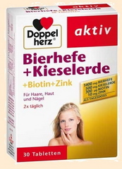Bierhefe + Kieselerde Doppelherz Naturprodukte - Nahrungsergänzungsmittel