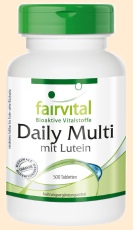 Daily Multi mit Lutein Fairvital - Nahrungsergänzungsmittel