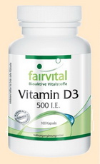 Vitamin D3 Fairvital - Nahrungsergänzungsmittel