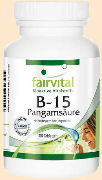 B15 Pangamsäure. Bioaktive Vitalstoffe