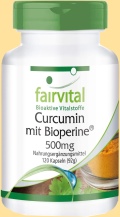 Curcumin mit Bioperine