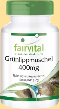 Grünlippmuschel für die Gelenke 400mg, 120 Kapseln