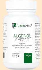 Algenöl Omega 3 FürstenMed - Nahrungsergänzung NEM