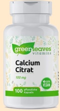Calciumcitrat greenleaves - Nahrungsergänzungsmittel