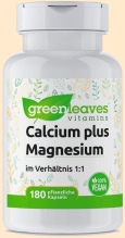 Calcium plus Magnesium greenleaves - Nahrungsergänzungsmittel