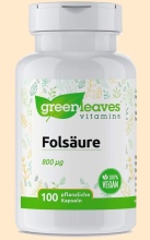 Folsäure greenleaves - Nahrungsergänzungsmittel
