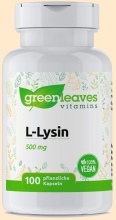 Lysin Kapseln greenleaves - Nahrungsergänzungsmittel