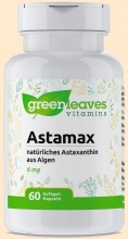 Astamax, natürliches Astaxanthin aus Algen greenleaves - Nahrungsergänzungsmittel