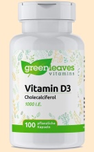 Vitamin D-Komplex 400 i.E. greenleaves - Nahrungsergänzungsmittel