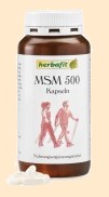 MSM 500. Gut für die Gelenke Herbafit- Nahrungsergänzungsmittel