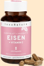 Eisen + Hagebutte InnoNature Nahrungsergänzungsmittel NEM