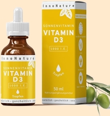 Vitamin D3 InnoNature Nahrungsergänzungsmittel NEM