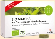 Bio Matcha mit Glucomannan Medicom - Nahrungsergänzungsmittel