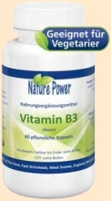 Vitamin B3 Niacin Nature Power - Nahrungsergänzungsmittel