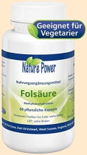 Folsäure Vitamin B9 Nature Power - Nahrungsergänzungsmittel