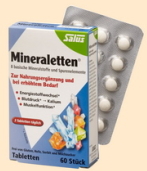 Mineraletten 8 basische Mineralstoffe Salus Nahrungsergänzung - Nahrungsergänzungsmittel