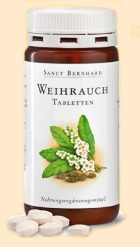 Weihrauch Tabletten Gelenkbeschwerden Sanct Bernhard - Nahrungsergänzungsmittel