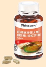 Vitaminkapseln für Gelenke mit Muschelkonzentrat sovitaActive Nahrungsergänzungsmittel