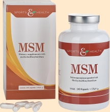 MSM - Methylsulfonylmethan Sports & Health - Nahrungsergänzungsmittel