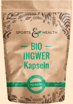 Bio Ingwer Kapseln Sports & Health - Nahrungsergänzungsmittel