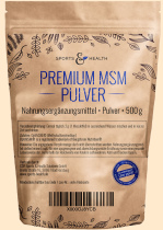 Premium MSM Pulver Sports & Health - Nahrungsergänzungsmittel