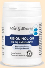 Viabiona 50mg aktives Q10 - Nahrungsergänzungsmittel