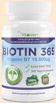 Vitamin b7 Biotin 10.000 µg. Nahrungsergänzung Vit4ever - Nahrungsergänzungsmittel