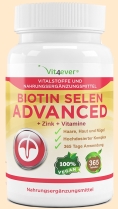 Vitamin B7 Biotin Selen Advanced Nahrungsergänzung Vit4ever - Nahrungsergänzungsmittel