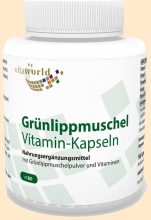 Grünlippmuschel Vitamin Kapseln Vitaworld - Nahrungsergänzungsmittel Gelenke