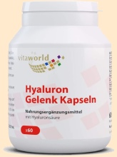 Hyaluron Gelenk Kapseln Vitaworld - Nahrungsergänzungsmittel Gelenke