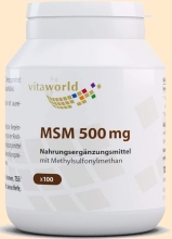 MSM 500 mg Vitaworld - Nahrungsergänzungsmittel Gelenke