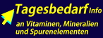 Tagesbedarf an Vitaminen, Mineralien und Spurenelementen