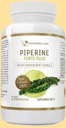 Piperine forte Plus Fettverbrenner, beschleunigt den Stoffwechsel - Nahrungsergänzungsmittel
