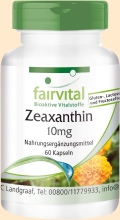 Zeaxanthin 10mg Fairvital - Nahrungsergänzungsmittel