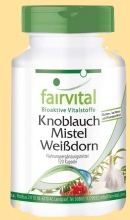 Knoblauch, Mistel Weißdorn Kapseln