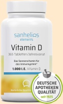 Vitamin D3 Tabletten Biotiva Nahrungsergänzungsmittel NEM