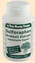 Sulforaphan Brokkoli Extrakt - ein anti-cancerogenes Carotinoid Sulforaphan - ein sekundärer Pflanzenstoff möglicherweise hilfreich bei Krebs