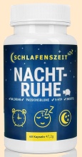 Nacht Ruhe - Nahrungsergänzungsmittel Schlafenszeit. Nacht Ruhe