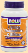 Acidophilus und Bifidus Now Food Supplemente - Probiotik